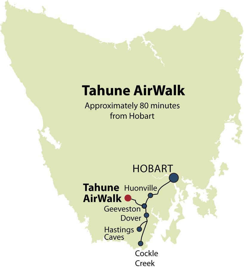 Tahune Airwalk Cabin And Lodge Geeveston المظهر الخارجي الصورة